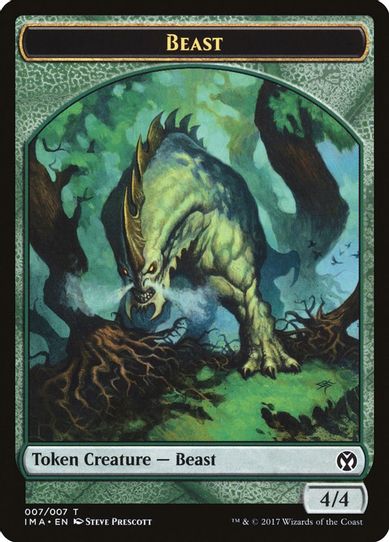 Beast Token (7) [Iconic Masters]