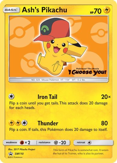 Ash's Pikachu - SM (SM110) [SM Promos]