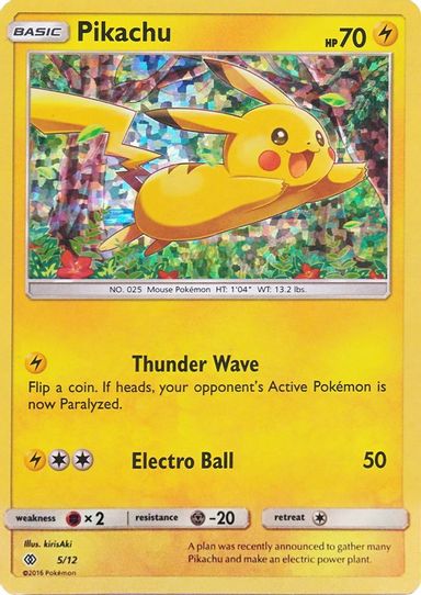 Pikachu (5/12) [McDonalds Promos 2017]