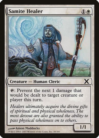 Samite Healer (38) [10th Edition]
