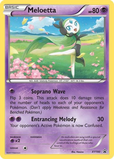 Meloetta XY193 [XY Promos]