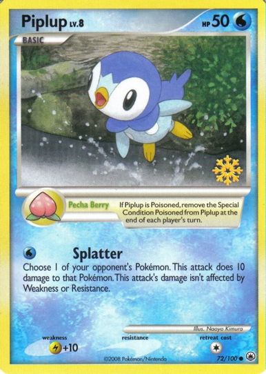 Piplup (72/100) [Countdown Calendar Promos