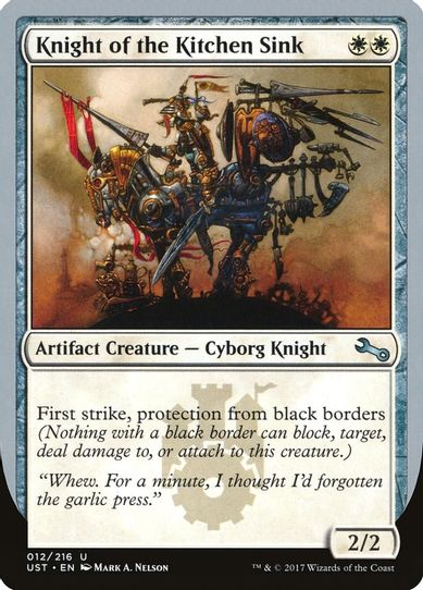 Knight of the Kitchen Sink (A) (12) [Unstable]