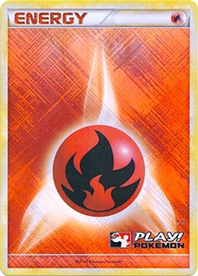 Fire Energy (2010 Play! Pokemon Promo)[League & Championship Cards]