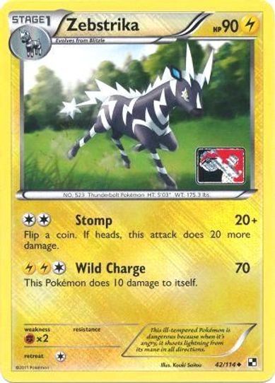 Zebstrika 42/114 (League Promo) [League & Championship Cards]