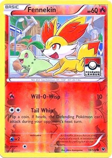 Fennekin 10/124 (League Promo) [League & Championship Cards]