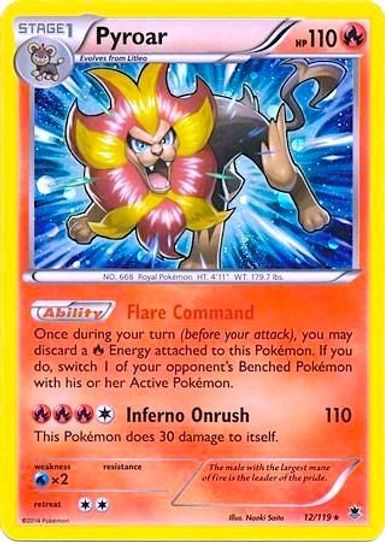 Pyroar (Cosmos Holo) Phantom Forces (12) [Blister Exclusives]