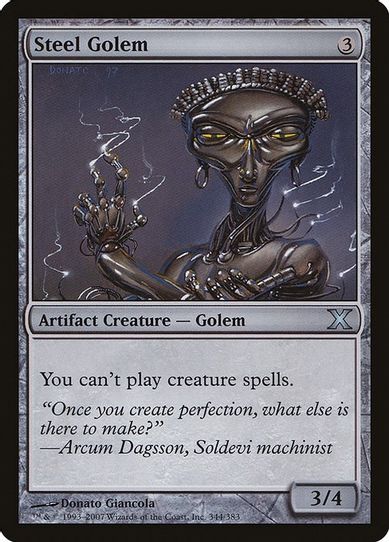 Steel Golem (344) [10th Edition]
