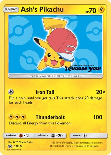 Ash's Pikachu - SM (SM114) [SM Promos]