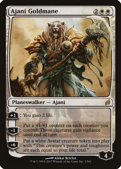 Ajani Goldmane (1) [Lorwyn]