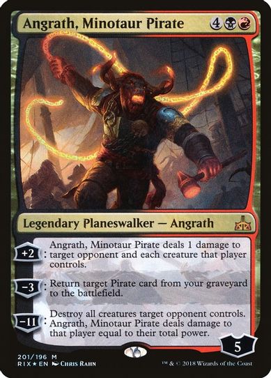 Angrath, Minotaur Pirate (201) [Rivals of Ixalan]