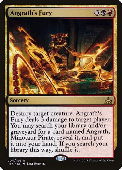 Angrath's Fury (204) [Rivals of Ixalan]