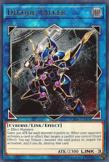 Decode Talker (OP06-EN001) [OTS Tournament Pack 6]
