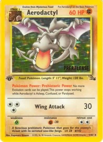 Aerodactyl (Prerelease Promo) (1/63) [WoTC Promo]