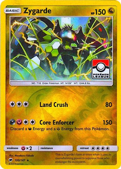 Zygarde (League Promo) (100) [League & Championship Cards]