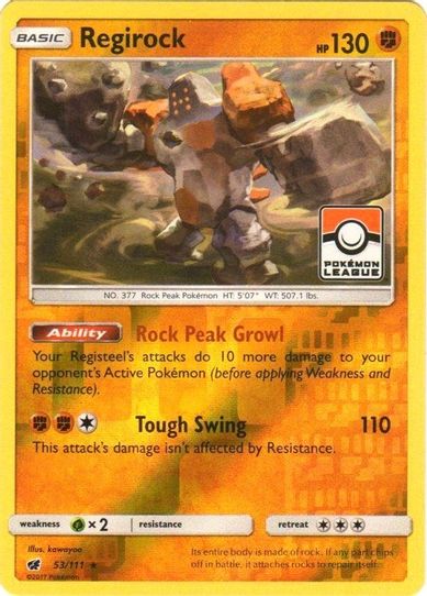 Regirock (League Promo) (53) [League & Championship Cards]