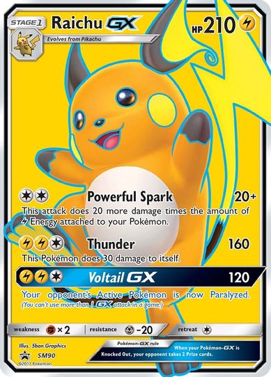 Raichu GX - SM (SM90) [SM Promos]