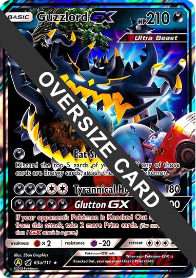 Guzzlord GX 63a (Crimson Invasion) (63a) [First Partner Pack Jumbo Cards]