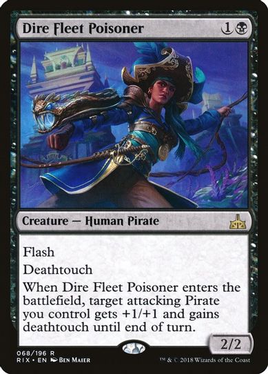 Dire Fleet Poisoner (68) [Rivals of Ixalan]