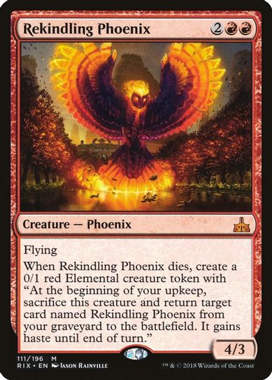 Rekindling Phoenix (111) [Rivals of Ixalan]