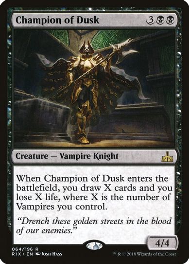 Champion of Dusk (64) [Rivals of Ixalan]