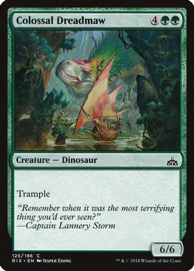 Colossal Dreadmaw (125) [Rivals of Ixalan]