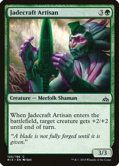 Jadecraft Artisan (135) [Rivals of Ixalan]