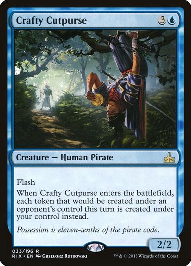 Crafty Cutpurse (33) [Rivals of Ixalan]