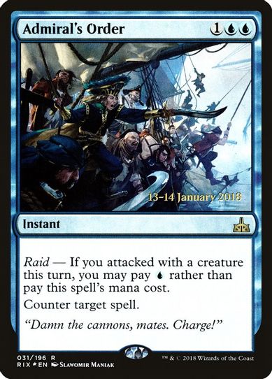 Admiral's Order (31) [Prerelease Cards]