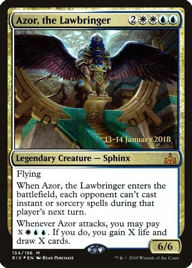 Azor, the Lawbringer (154) [Prerelease Cards]
