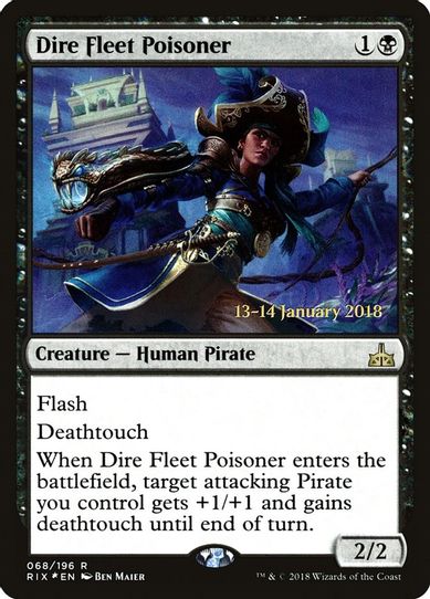 Dire Fleet Poisoner (68) [Prerelease Cards]