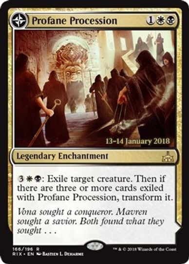Profane Procession (166) [Prerelease Cards]