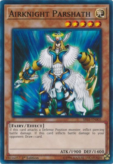 Airknight Parshath (SR05-EN005) [Structure Deck: Wave of Light]