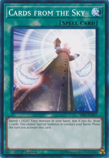 Cards from the Sky (SR05-EN027) [Structure Deck: Wave of Light]