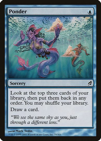 Ponder (79) [Lorwyn]