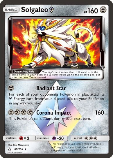 Solgaleo Prism Star (89/156) [Sun & Moon: Ultra Prism]