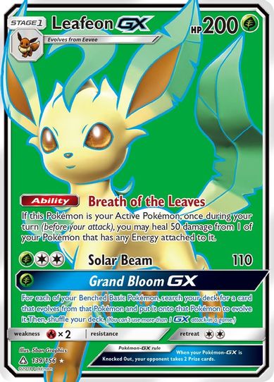 Leafeon GX (Full Art) (139/156) [Sun & Moon: Ultra Prism]