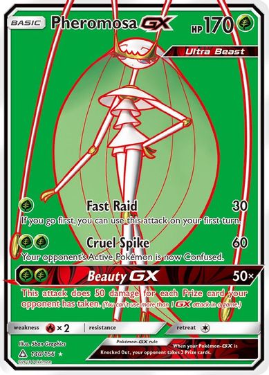 Pheromosa GX (Full Art) (140/156) [Sun & Moon: Ultra Prism]