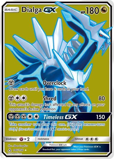 Dialga GX (Full Art) (146/156) [Sun & Moon: Ultra Prism]