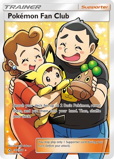 Pokemon Fan Club (Full Art) (155/156) [Sun & Moon: Ultra Prism]