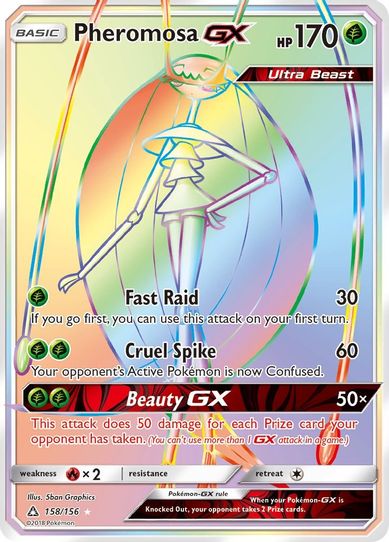Pheromosa GX (Secret Rare) (158/156) [Sun & Moon: Ultra Prism]