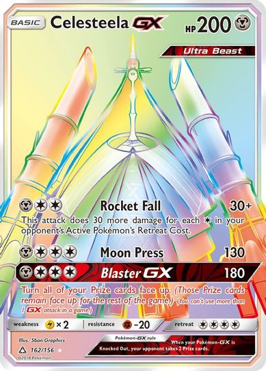 Celesteela GX (Secret Rare) (162/156) [Sun & Moon: Ultra Prism]