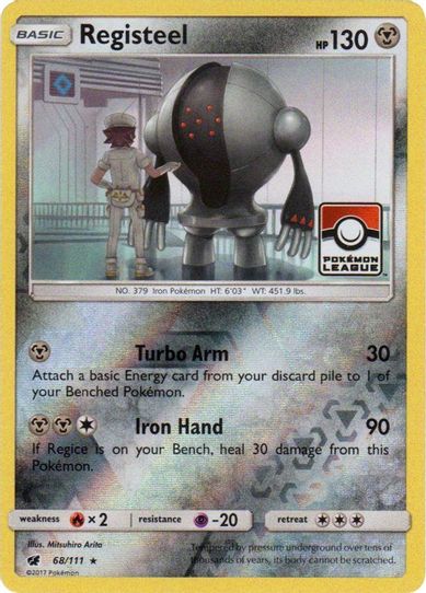 Registeel 68/111 (League Promo) [League & Championship Cards]