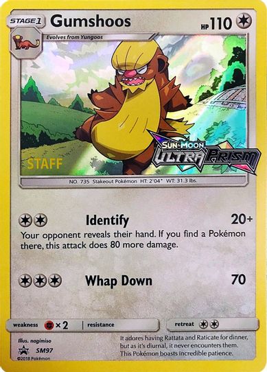 Gumshoos - SM (Staff Prerelease Promo) (SM97) [SM Promos]