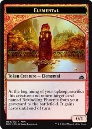 City's Blessing // Elemental Double-sided Token (2) [FNM Promos]