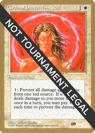 Circle of Protection: Red - Eric Tam (ED) (SB) [World Championship Decks]