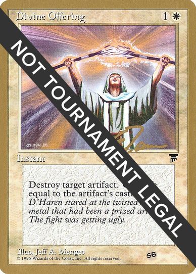 Divine Offering - Eric Tam (LEG) (SB) [World Championship Decks]