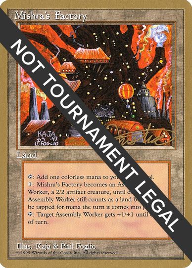 Mishra's Factory - Mark Justice (ED) [World Championship Decks]