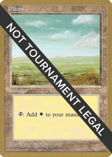 Plains (C) - Mark Justice (ED) [World Championship Decks]