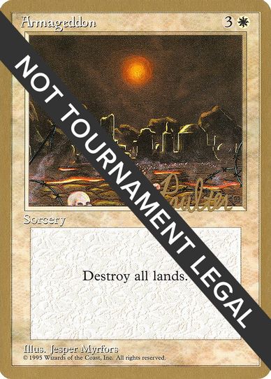 Armageddon - Preston Poulter (ED) [World Championship Decks]